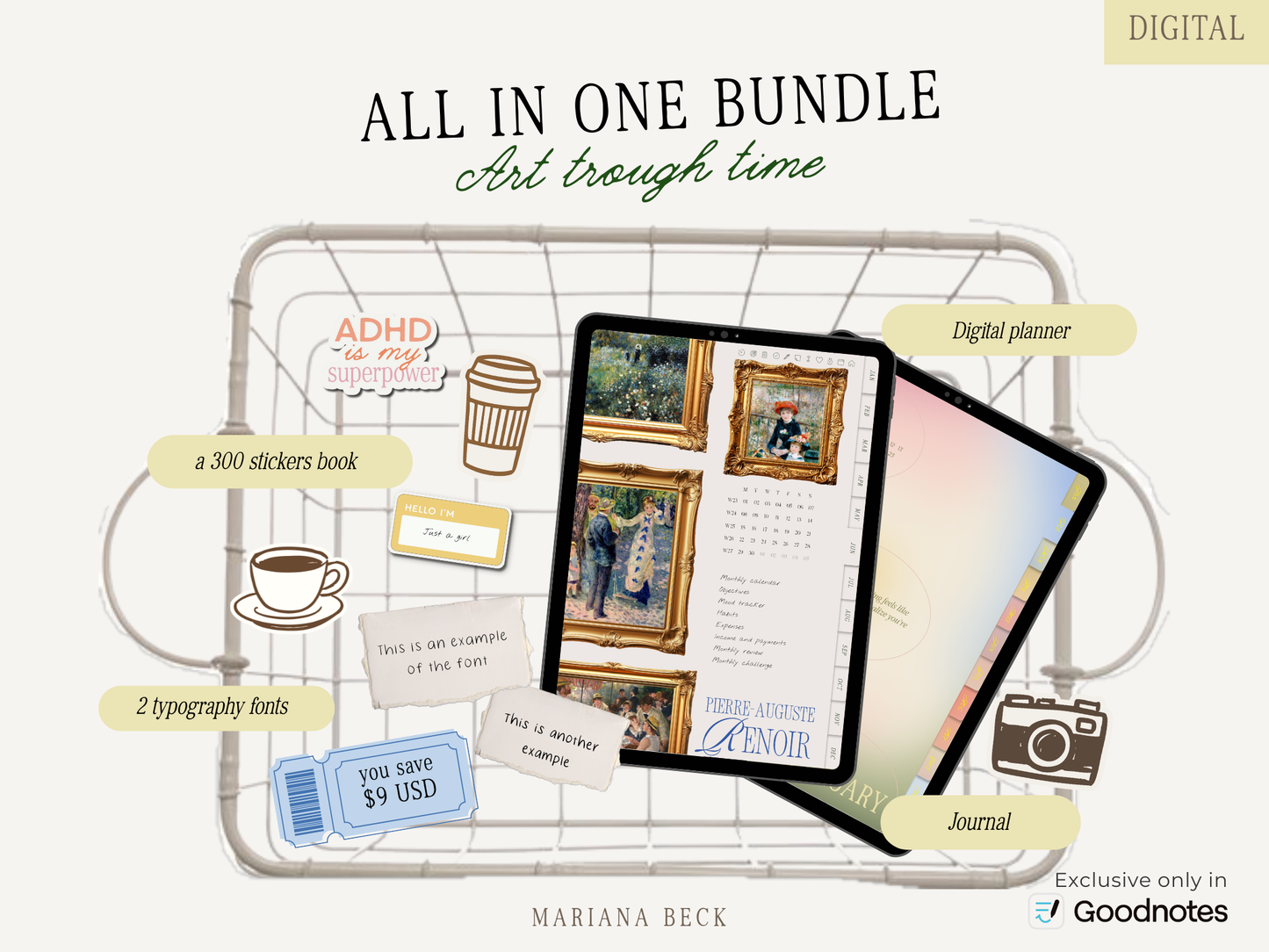 Art trough time Planner🎨 2026