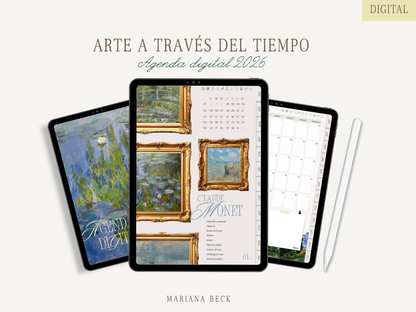 Agenda Arte a través del tiempo 🎨 2026