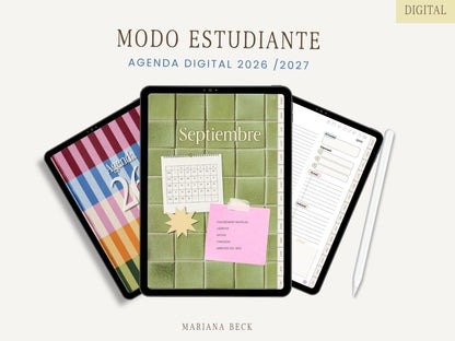 Agenda para estudiantes