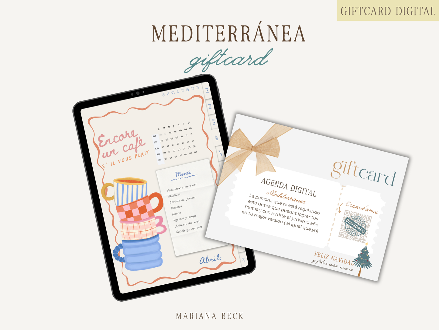 Gift Card -Agenda Mediterránea 🍋 2026