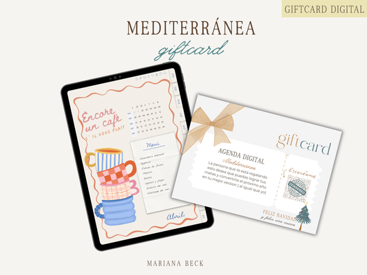 Gift Card -Agenda Mediterránea 🍋 2026