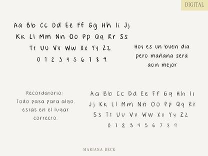 2 fuentes tipográficas