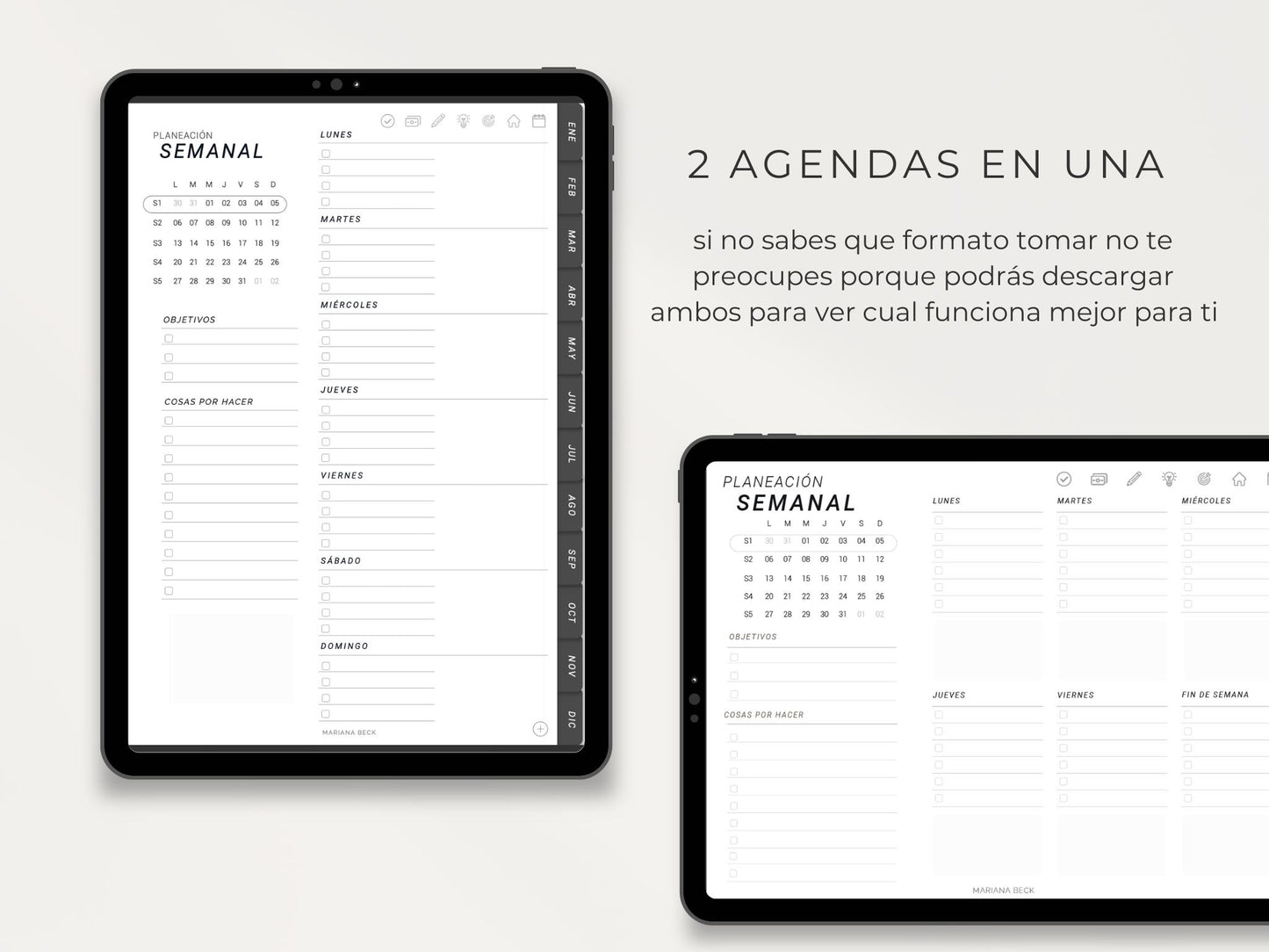 Agenda Monocromática 2025