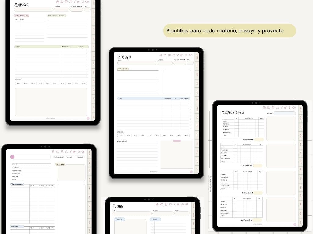 Agenda para estudiantes