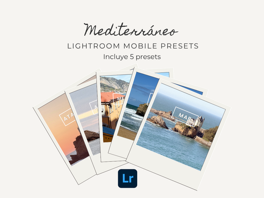 Preset Lightroom Mobile - Mediterráneo